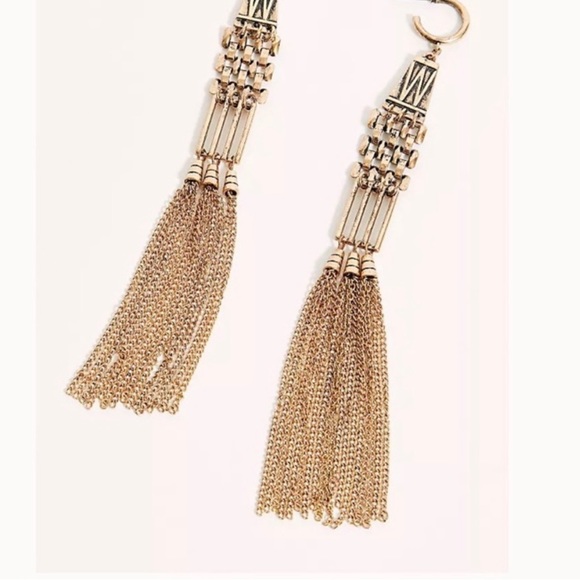 NWT Gold Free People Earrings - Picture 5 of 6